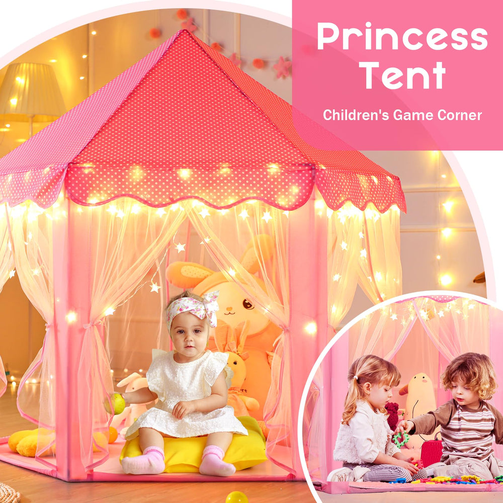 Monobeach Princess Tent interior space for up to three children