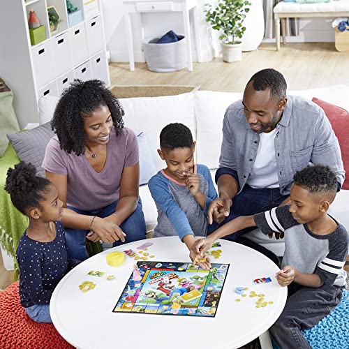 Monopoly Junior Super Mario Edition Rock-Candy Mines space adds adventurous flavor.