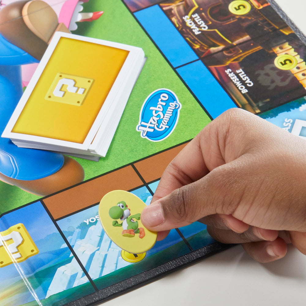 Monopoly Junior Super Mario Edition Coin Sound Unit enhances iconic in-game audio.