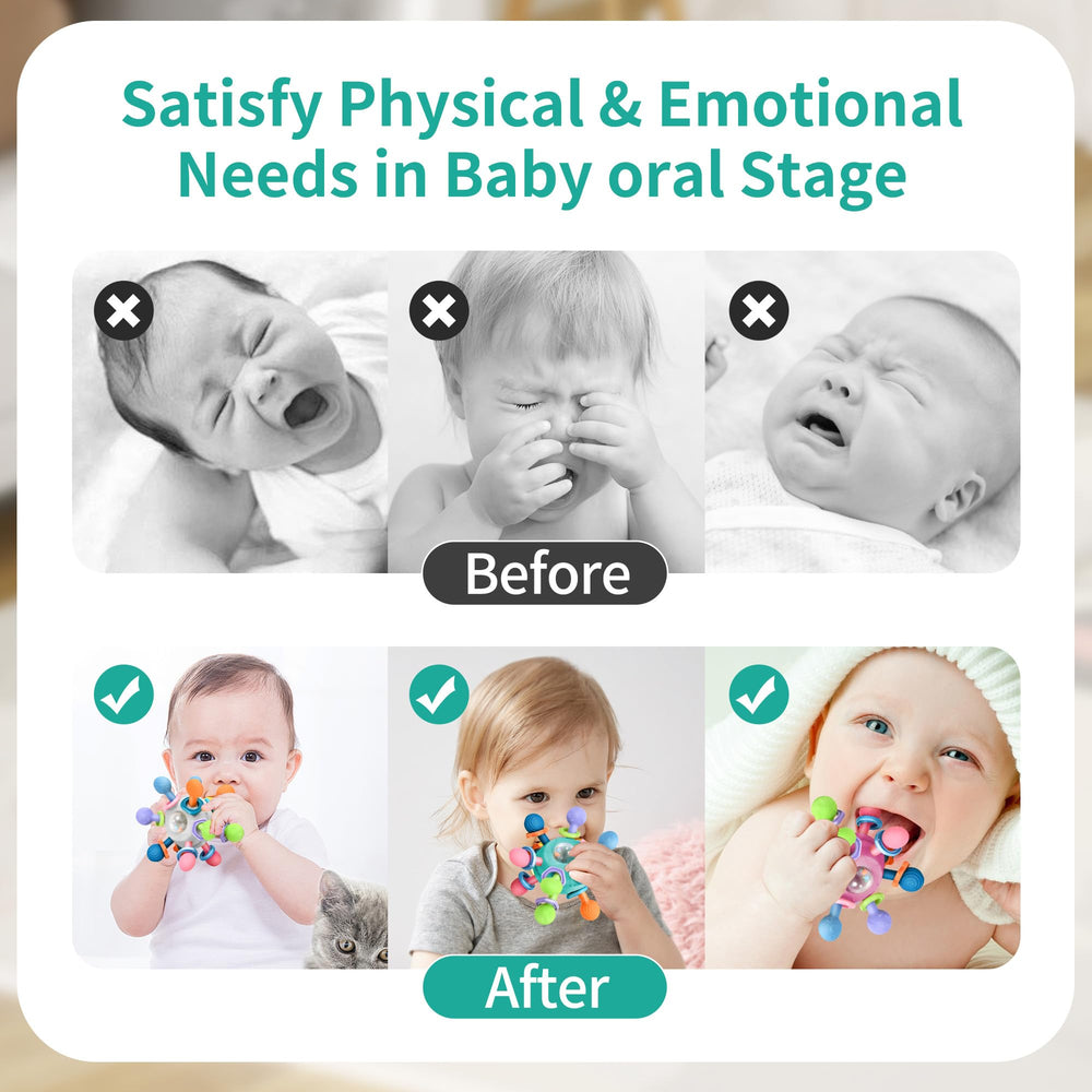 MonoTele newborn gift teether ideal for baby showers