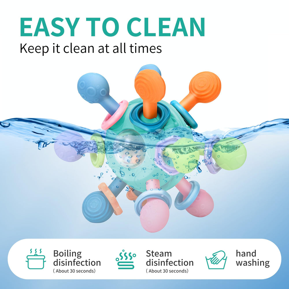 MonoTele teether easy to clean and sterilize for busy families