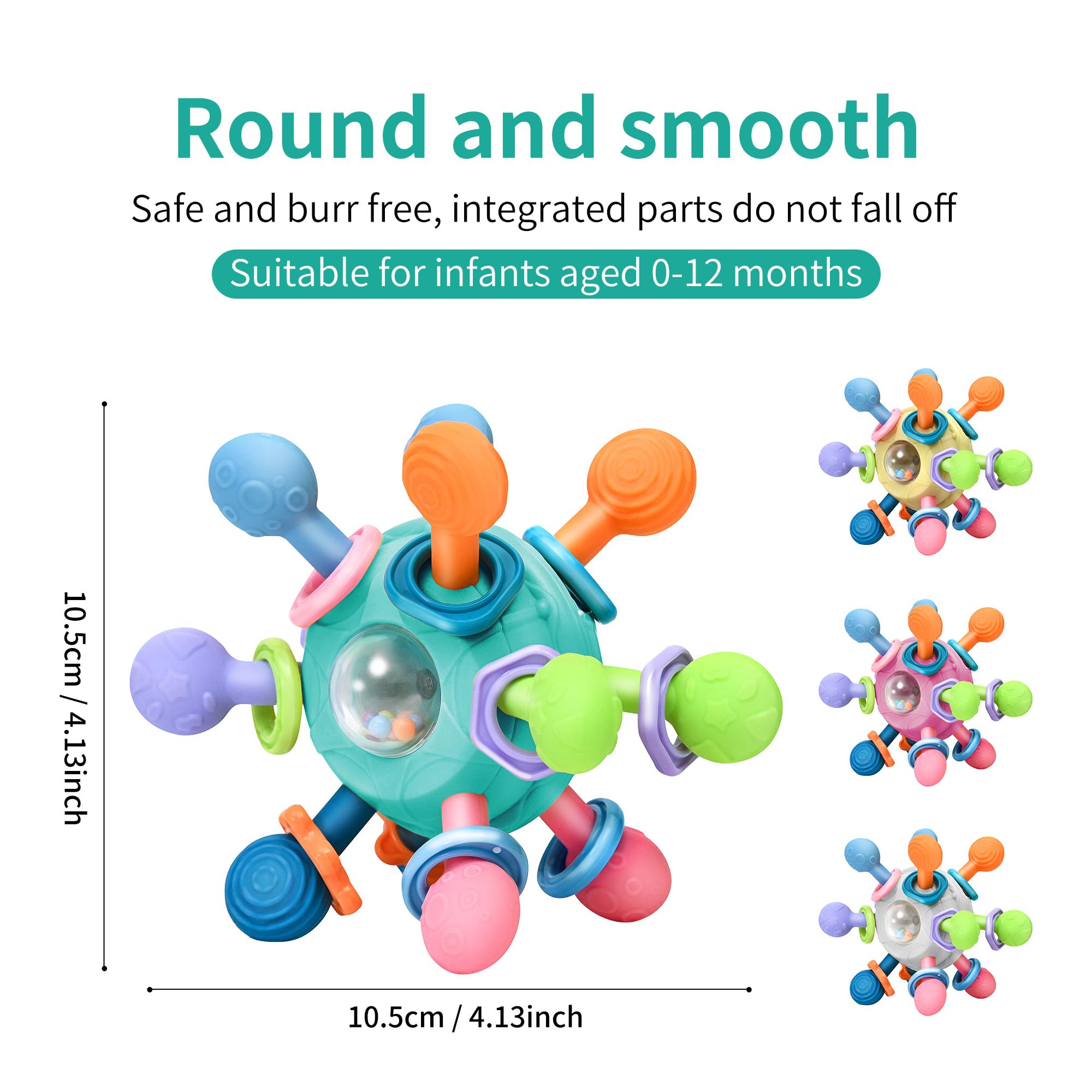 MonoTele travel-friendly teether compact for on-the-go soothing