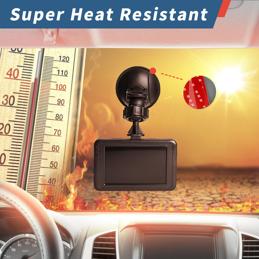 Monsensiy sticky pads leave no residue, preserving dashboard surfaces after removal.