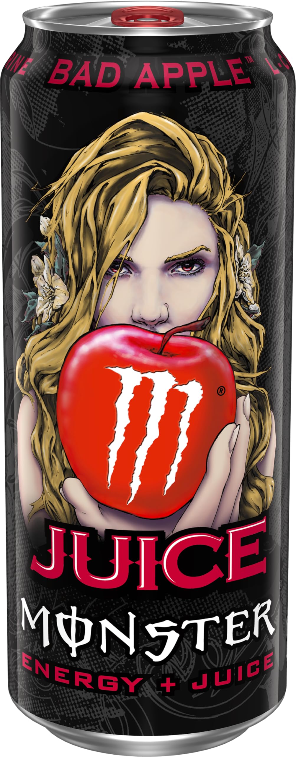 Monster Energy Juice Bad Apple 15-pack box stacked for convenient stocking.