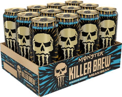 Monster Energy Killer Brew Loca Moca can front view with mocha notes for an afternoon pick-me-up