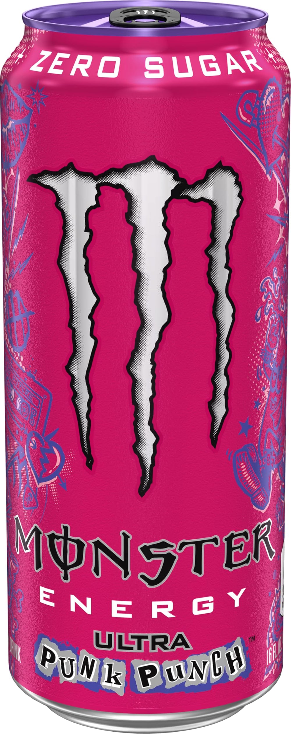 Multi-pack of Monster Energy Ultra Punk Punch for sharing.
