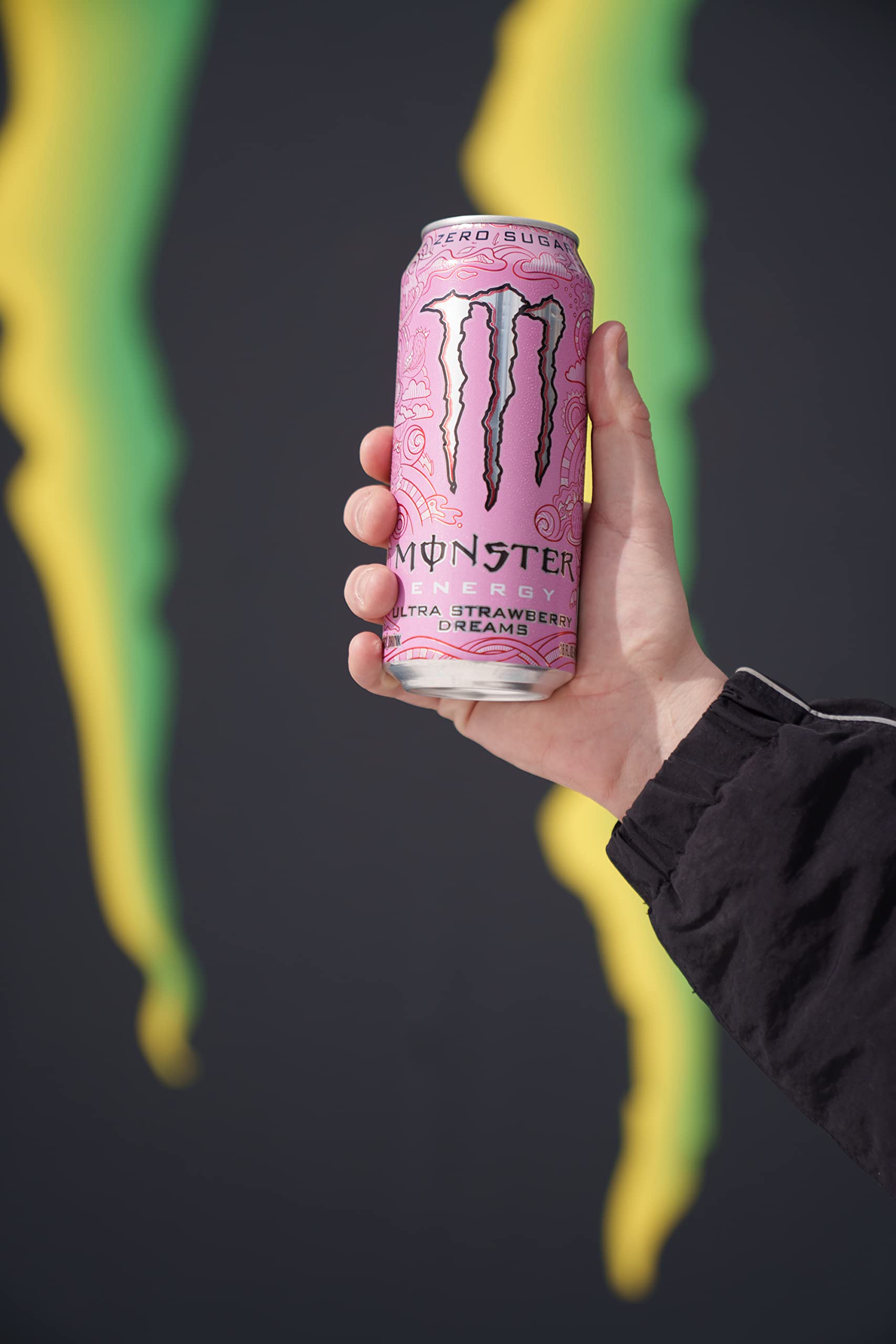 Person enjoys Ultra Strawberry Dreams during a workout for a quick energy lift.