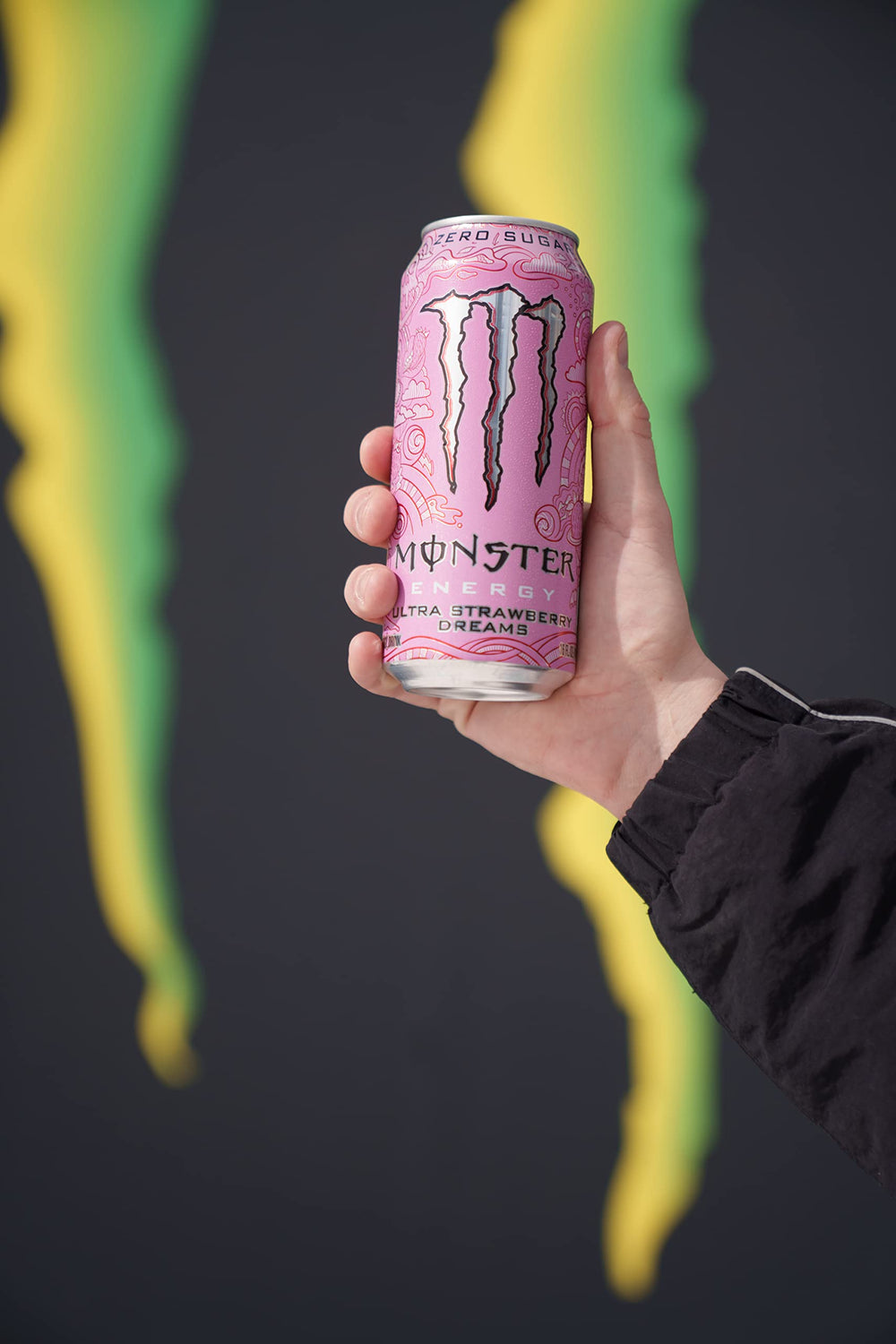 Person enjoys Ultra Strawberry Dreams during a workout for a quick energy lift.