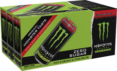 Monster Energy Zero Sugar Strawberry Shot 15-pack shown for on-the-go energy.