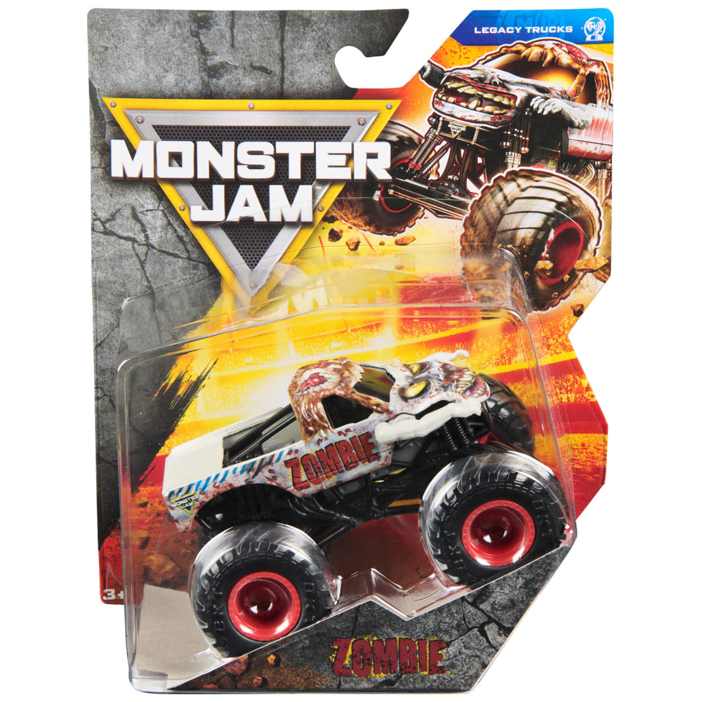 Monster Jam Zombie Truck 1:64-scale die-cast with bold graphics for epic pretend stunts.