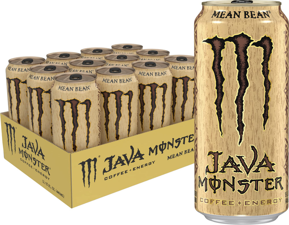 Monster Java Mean Bean can shows bold coffee flavor and energy.