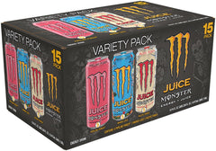 Monster Juice Pacific Punch can blends tropical fruit flavors with a lighter, more complex profile.