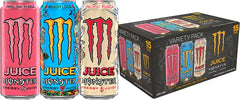 Monster Juice Pipeline Punch can with passion fruit, orange, and guava flavors for an energizing boost.