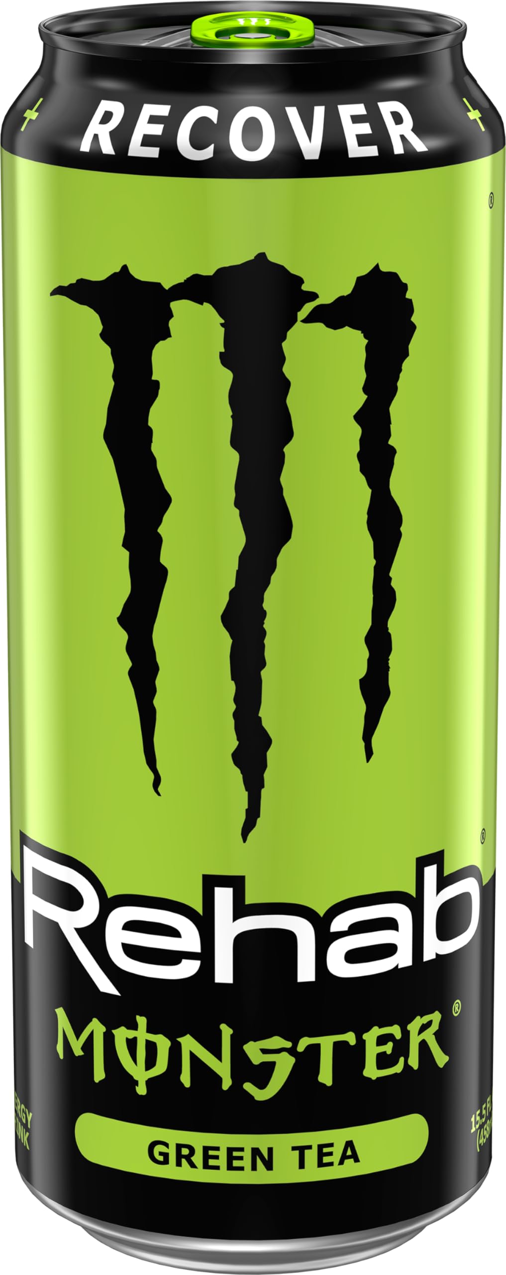 Packaging display of Monster Rehab Green Tea with variety pack option