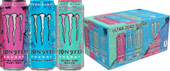 Monster Energy Ultra Blue Hawaiian can with tropical, refreshing flavor for on-the-go energy.