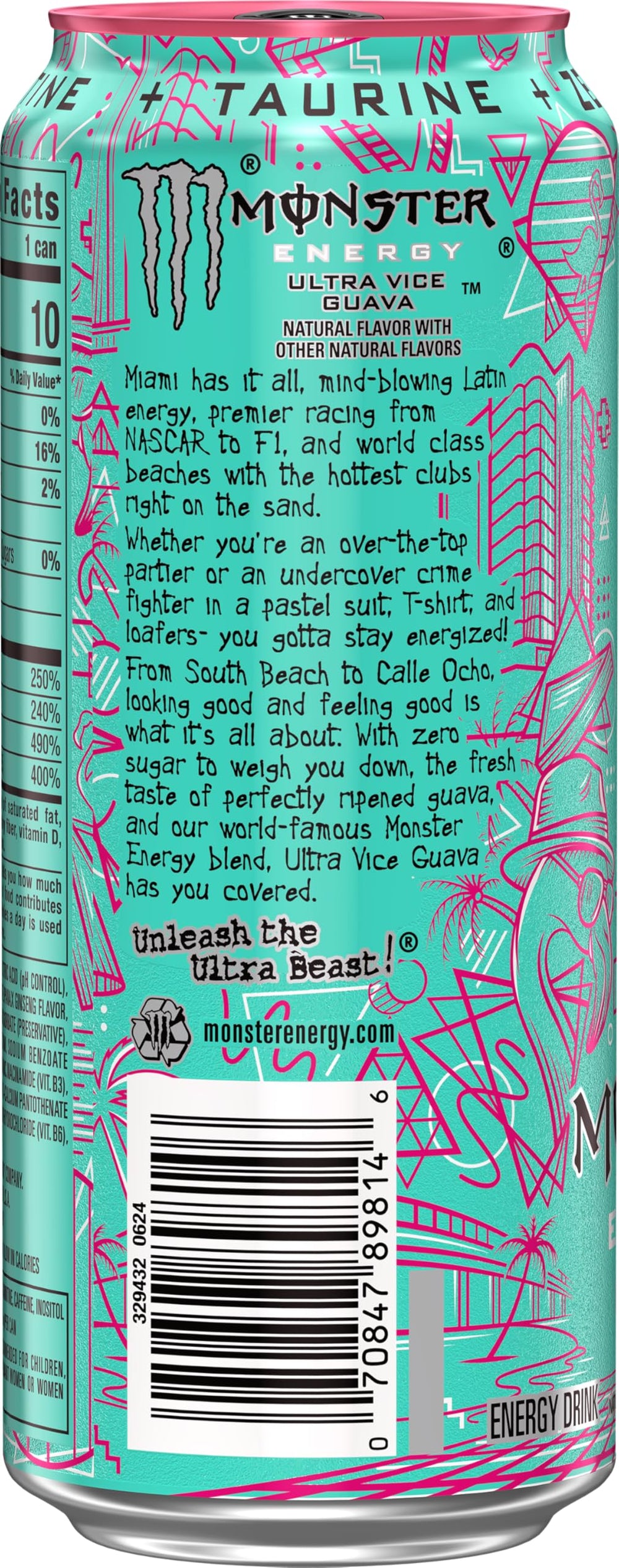 Chilled Monster Ultra Vice Guava can ready for a refreshing break