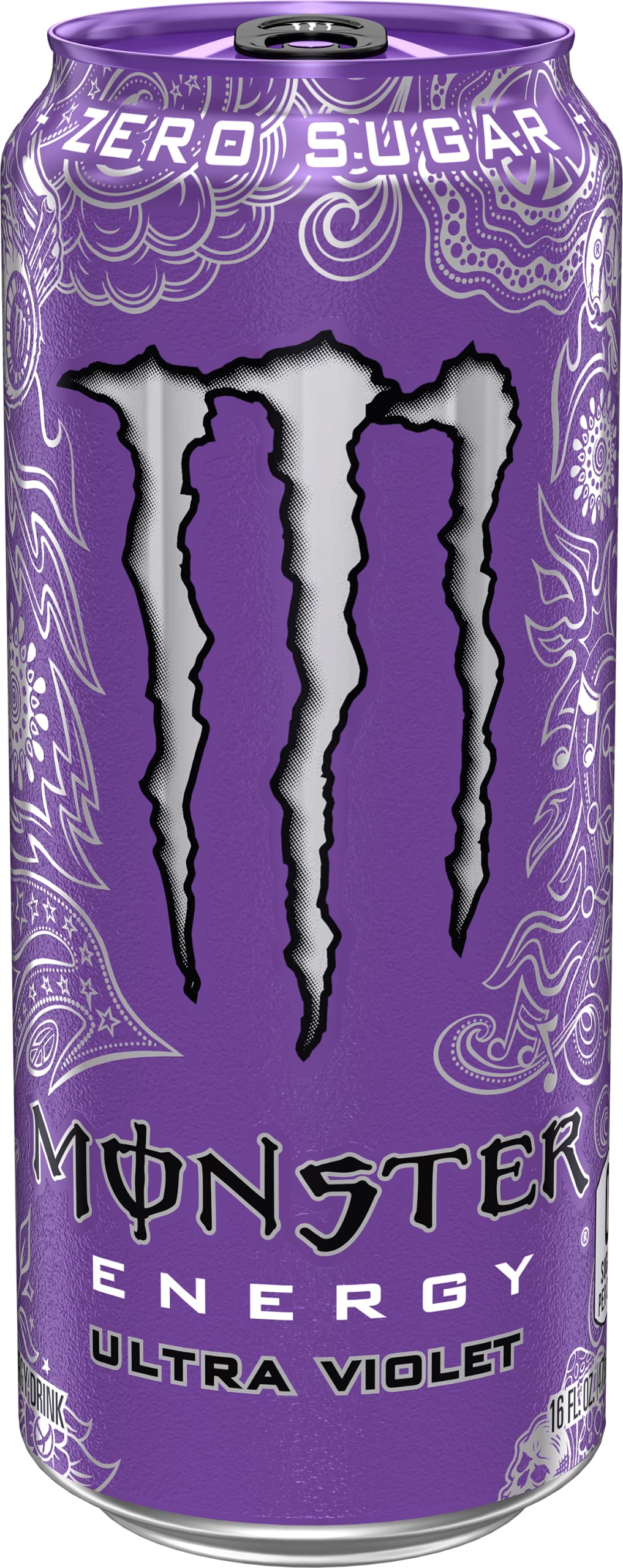 Monster Ultra Violet can top showcases compact energy in a convenient, portable can