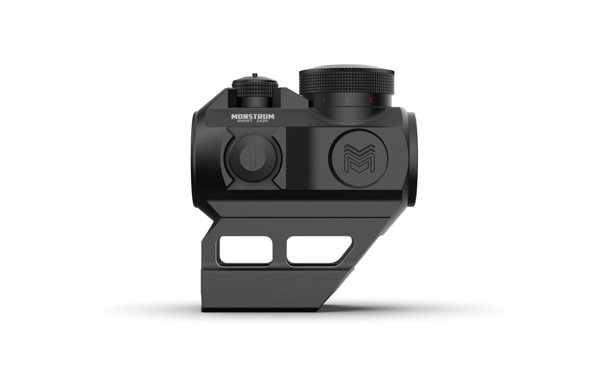 Monstrum Ghost Red Dot Sight offers bright daytime dot visibility.