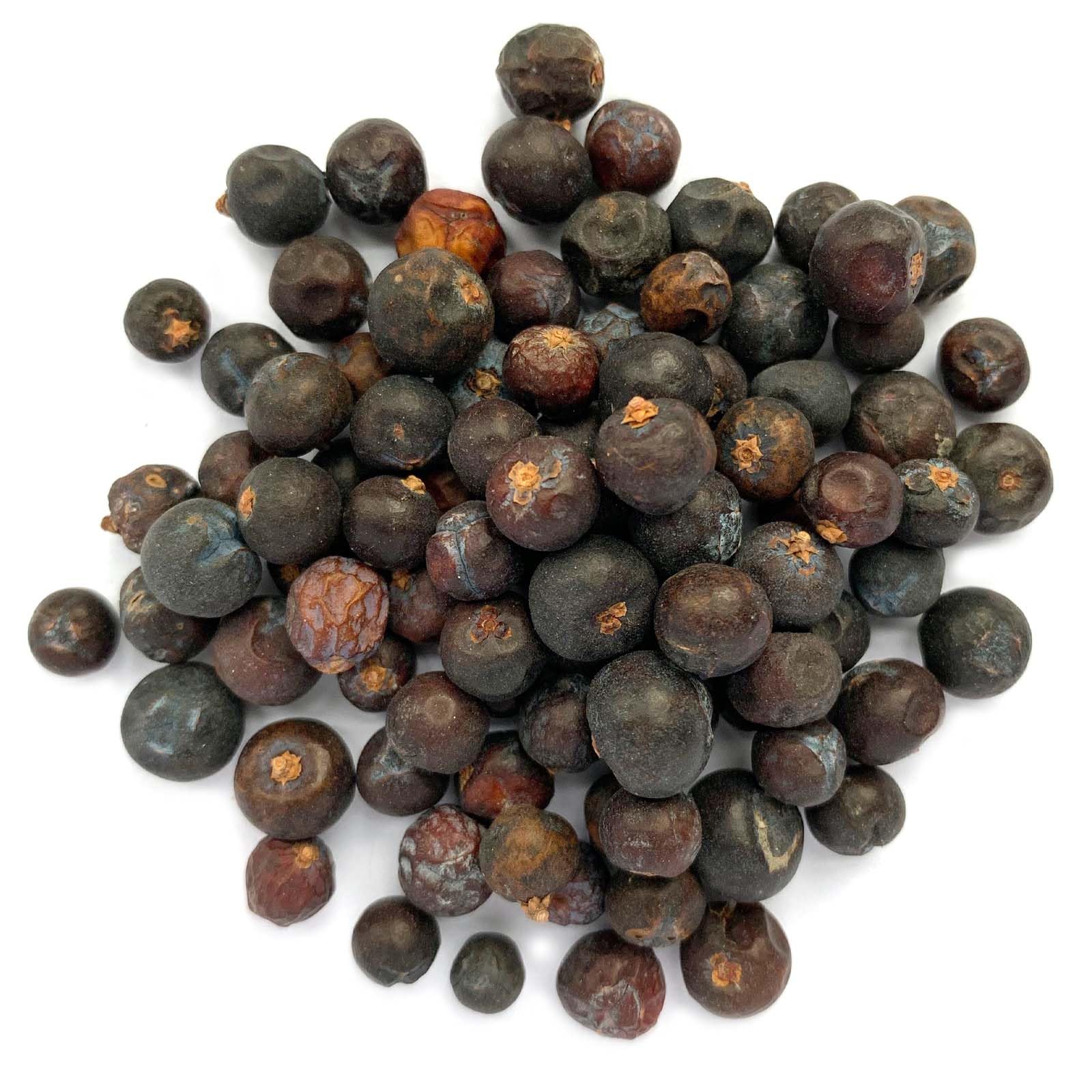 MONTEREY BAY HERB CO Organic Juniper Berries – kitchen scene with organic juniper on hand.