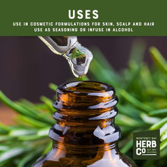 MONTEREY BAY HERB CO Moroccan-sourced rosemary leaves, woodland scent for soups.