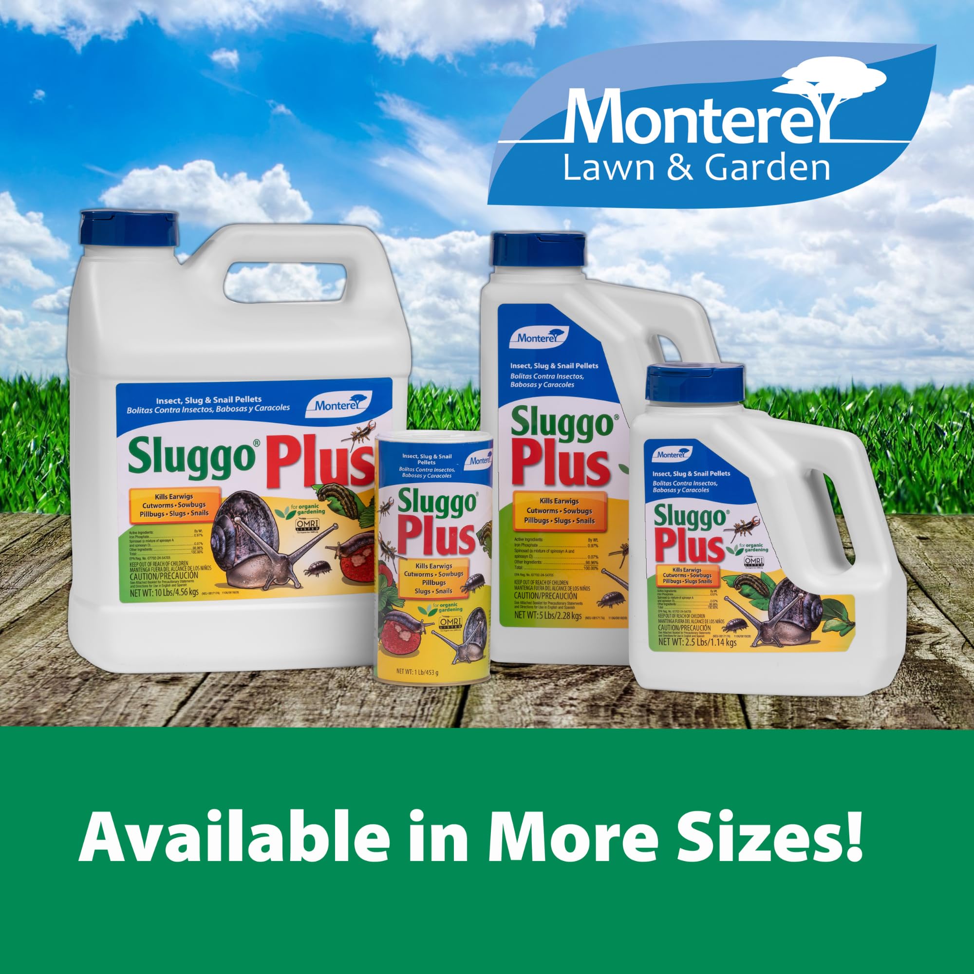 Monterey Sluggo Plus demonstrates rain resistance to maintain effectiveness.