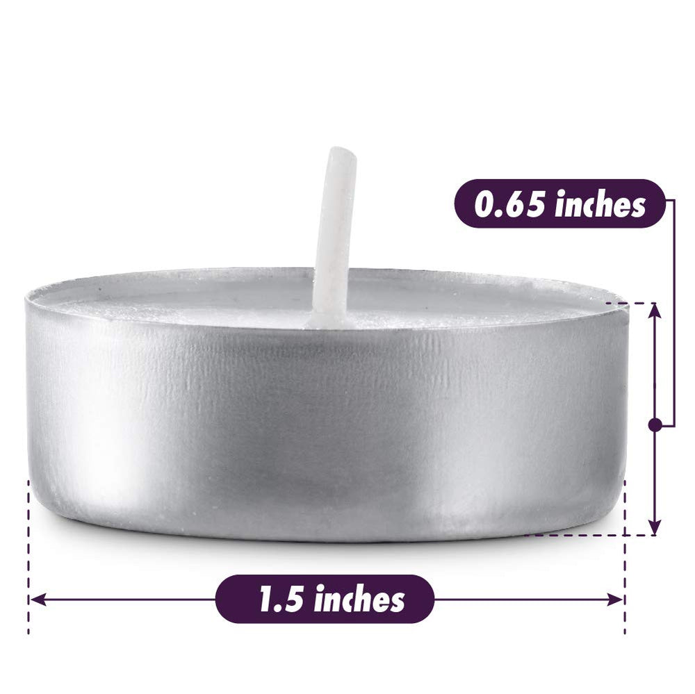 Montopack tea lights enhance Shabbat or weddings with soft inviting ambiance.