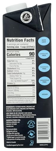 Mooala Barista Oat Milk espresso pour supports smooth pour and balanced flavor.