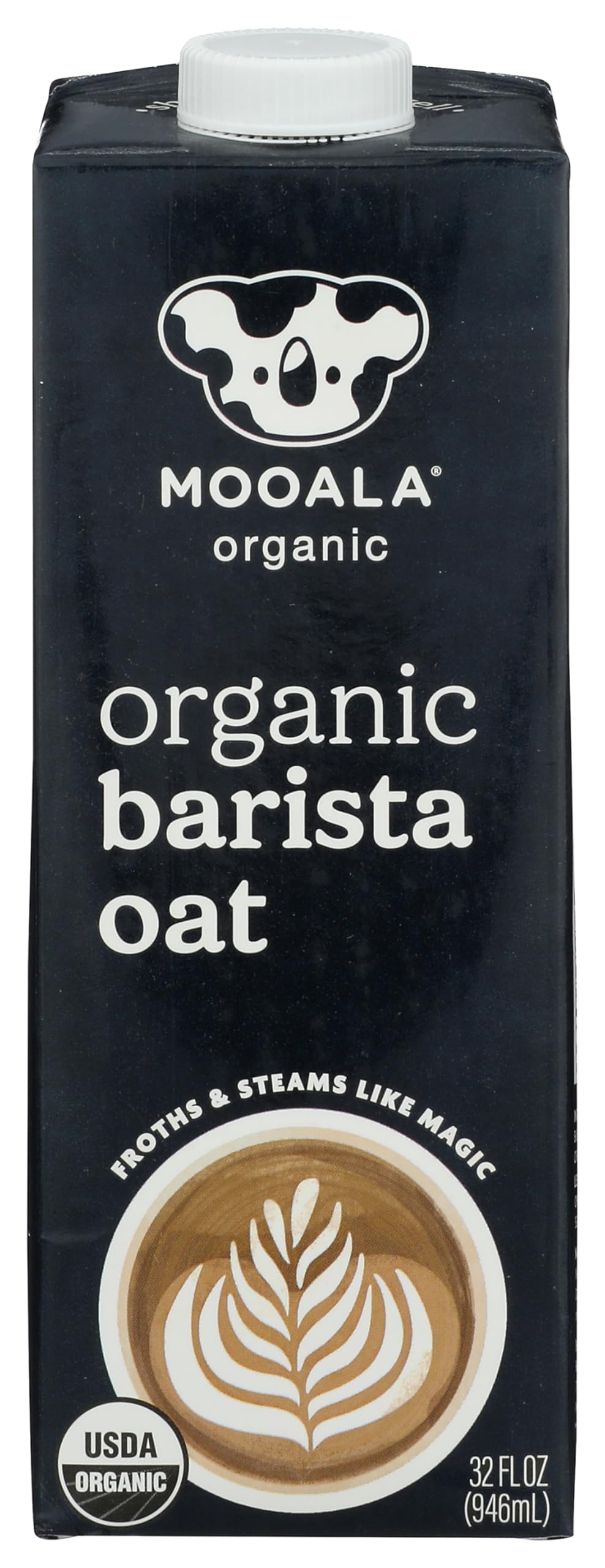 Mooala Barista Oat Milk froth for silky cappuccinos and lattes.