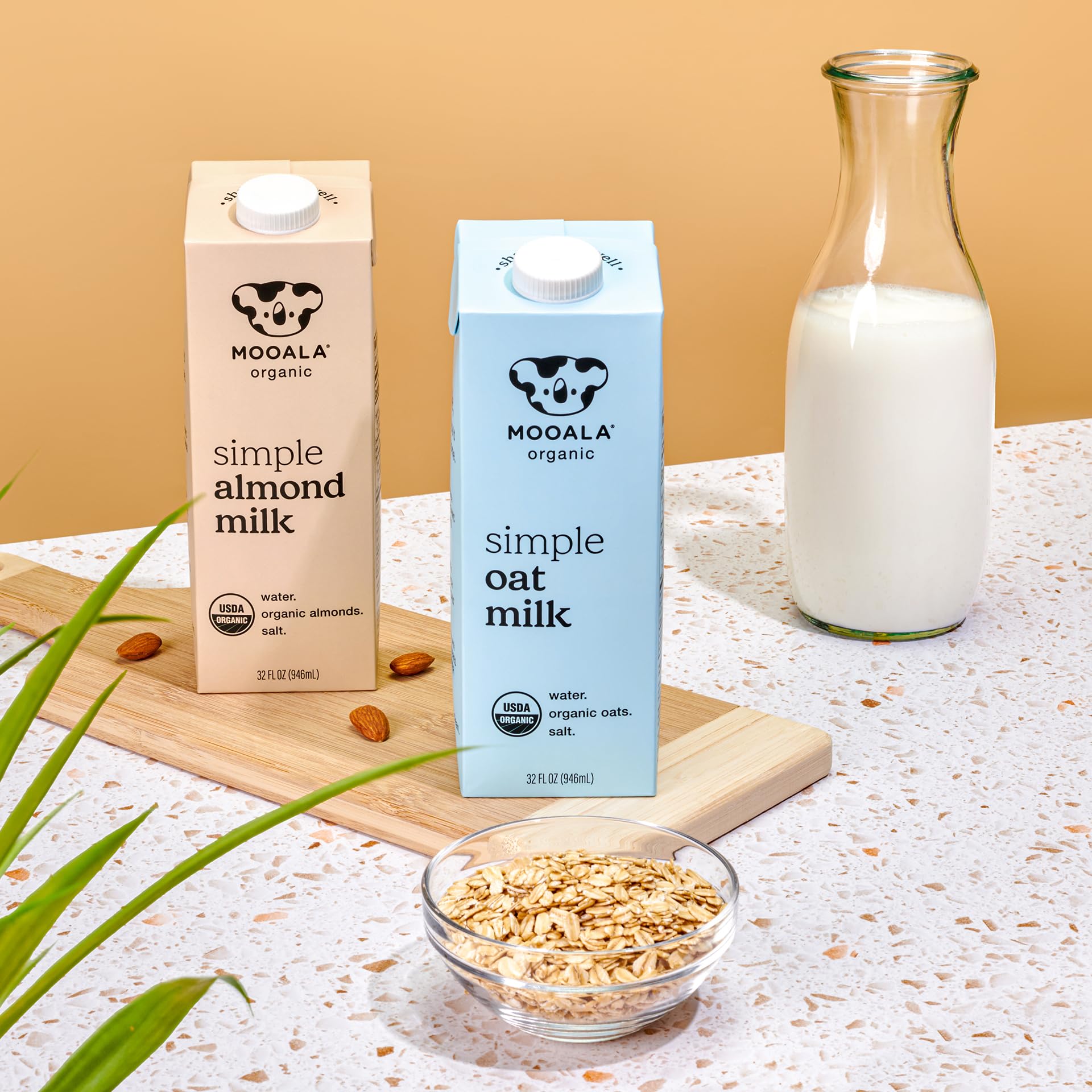 Mooala 6-pack packaging ready for delivery to stores or homes.