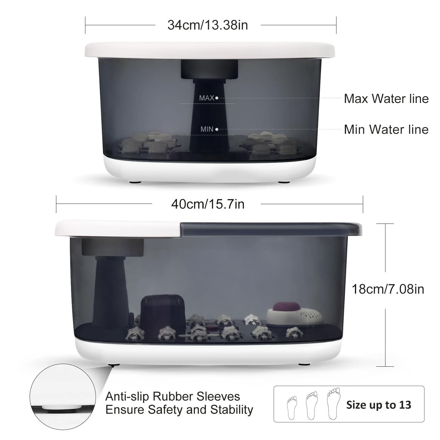 MoodRelish Foot Spa medicine-box enables custom soak ingredients