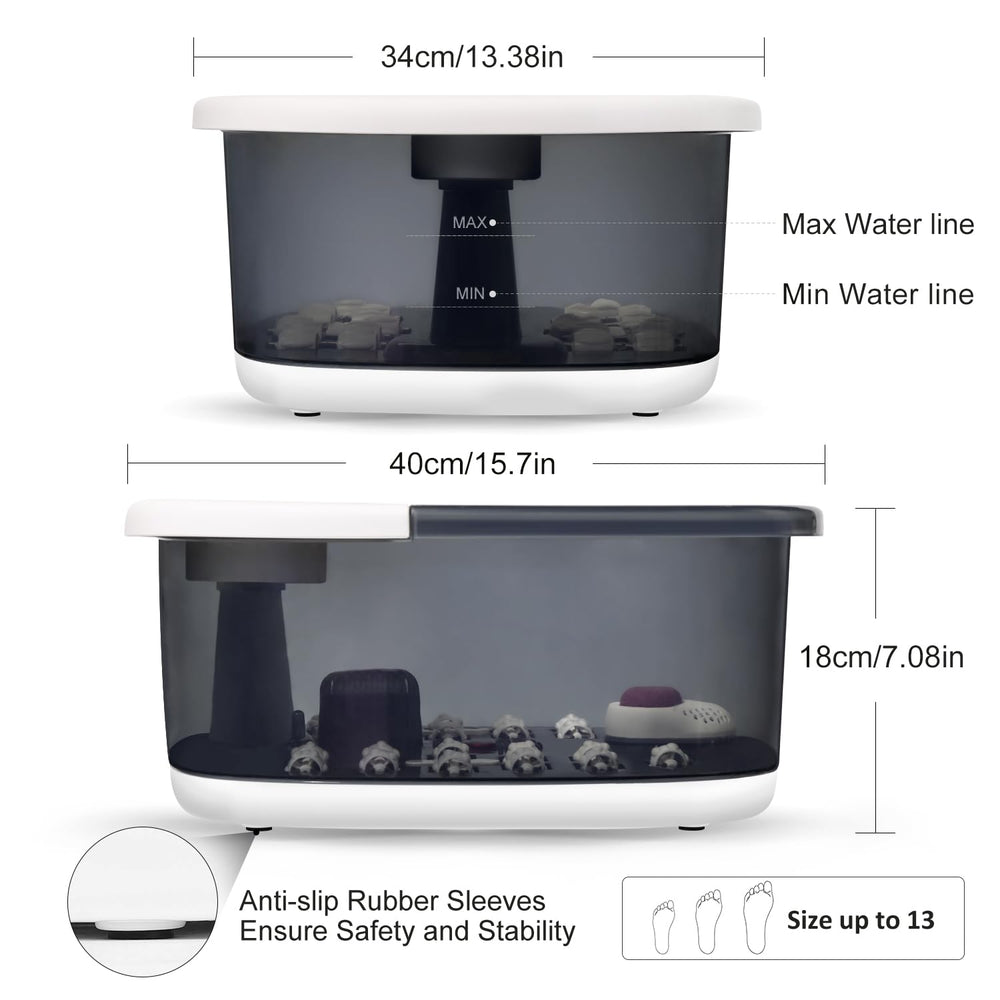 MoodRelish Foot Spa medicine-box enables custom soak ingredients