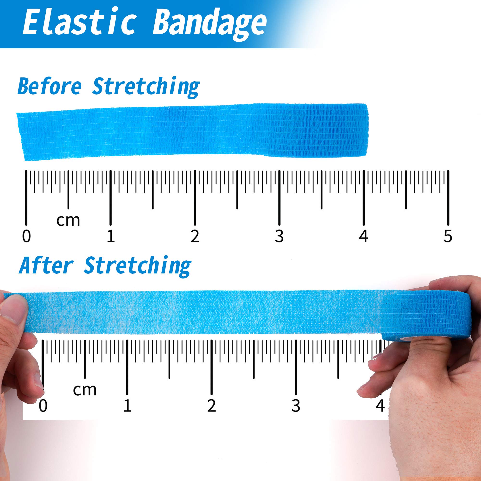 Mooerca bandages wrap breathable porous fabric provides comfortable ventilation during wear