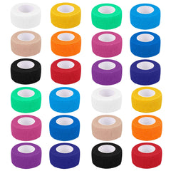 Mooerca bandages wrap color variety pack showing vibrant rolls for color-coded first aid