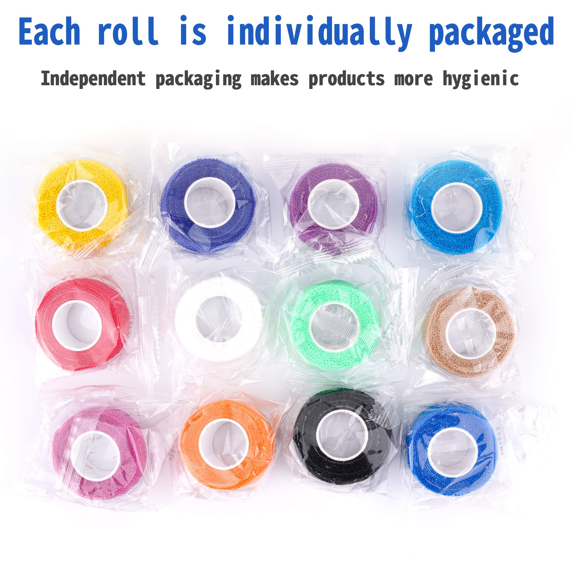 Mooerca bandages wrap colorful packaging highlighting color variety and value