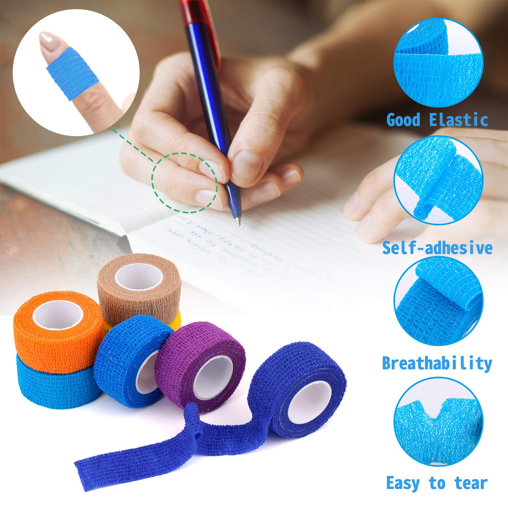 Mooerca bandages wrap wrist elbow ankle application shows secure wrap for sports and daily activities