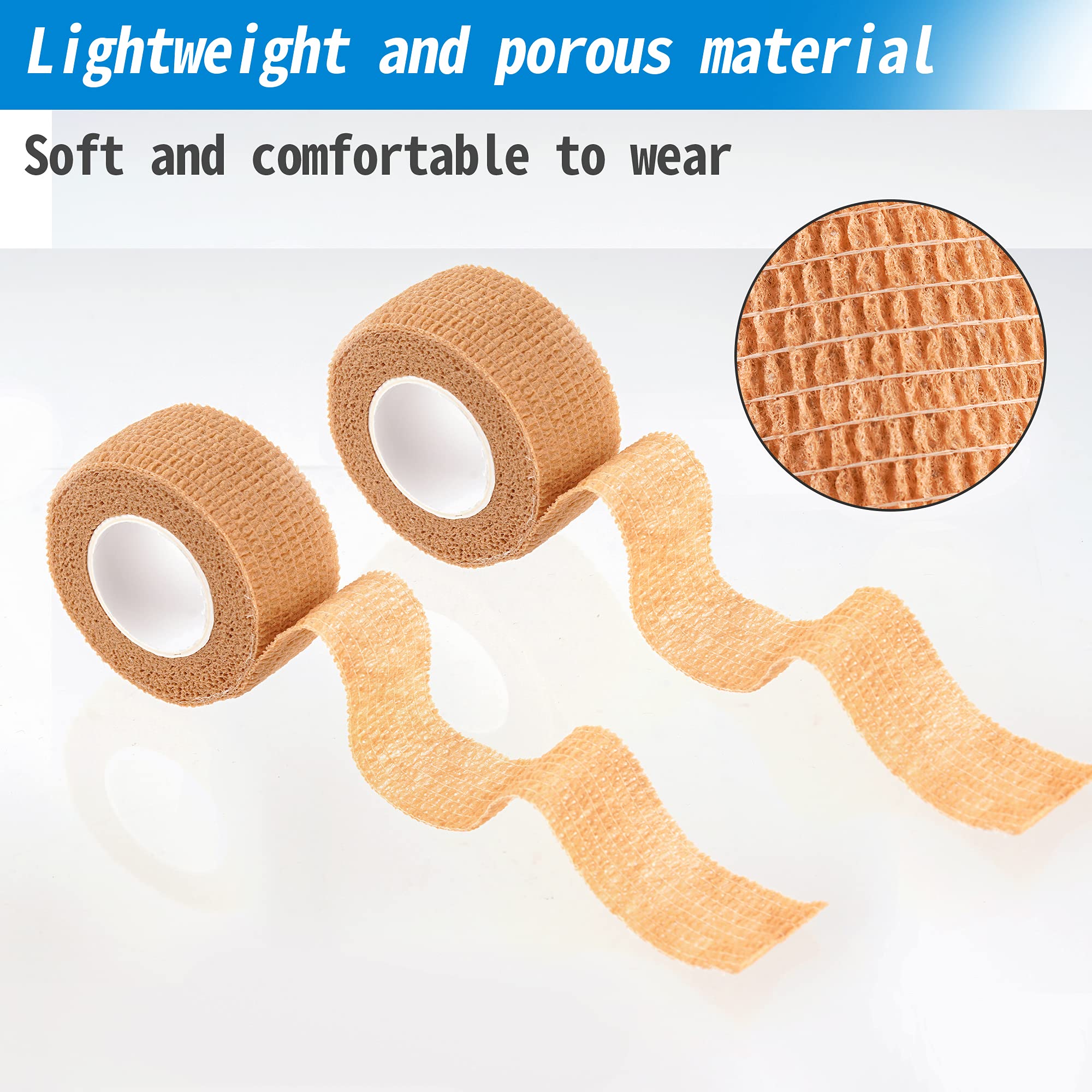 Mooerca wrap on the ankle demonstrating easy, snug coverage.