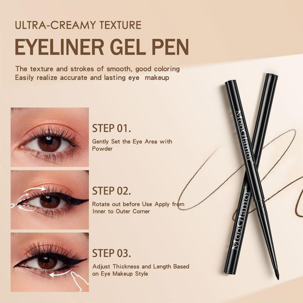 MooGlamor black gel pigment delivers bold definition and clarity.