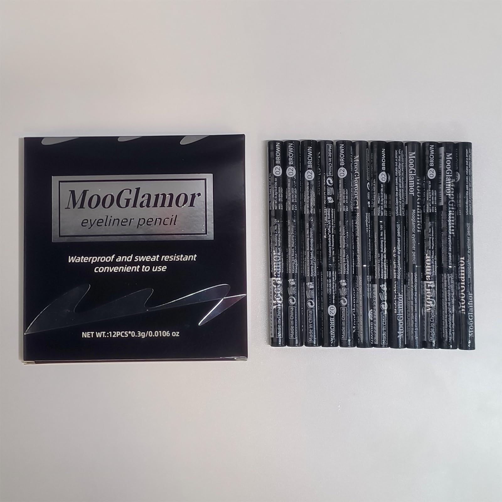 MooGlamor portable eyeliner collection for on-the-go beauty routines.
