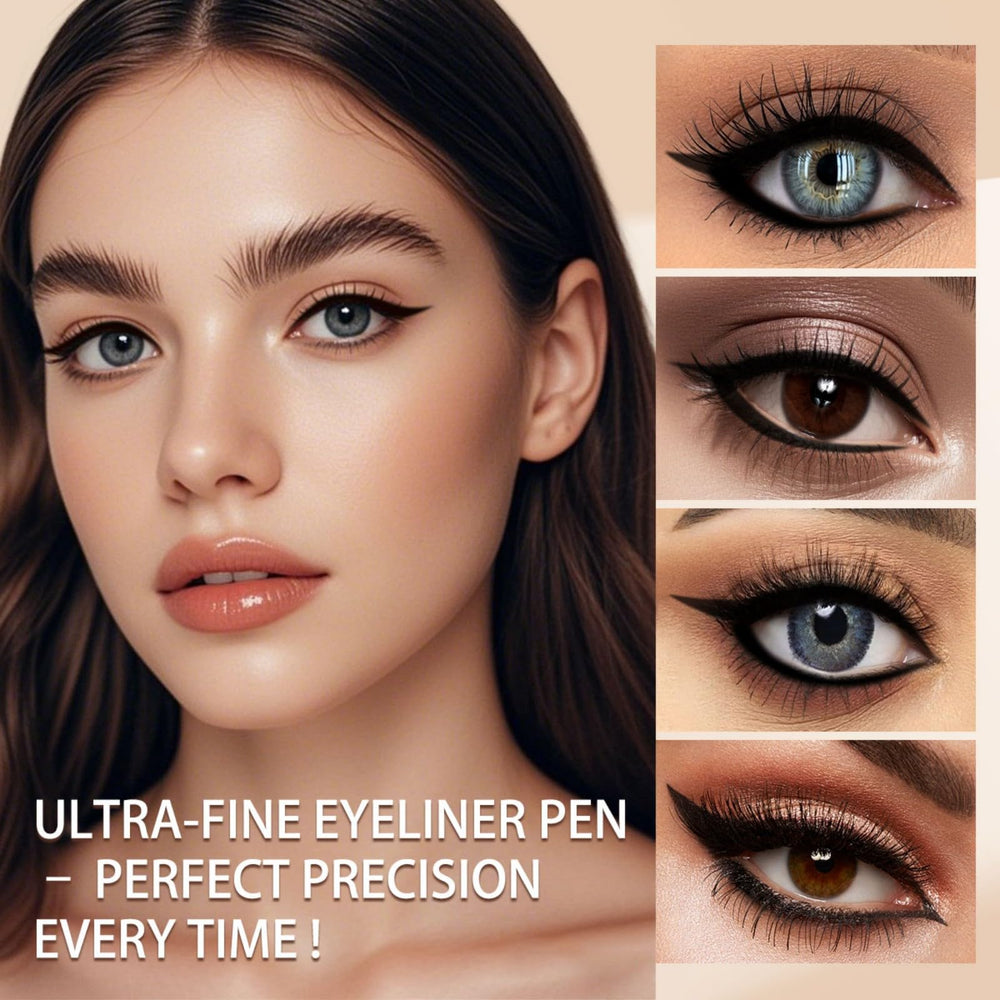 MooGlamor smudge resistant finish keeps eyeliner intact longer.