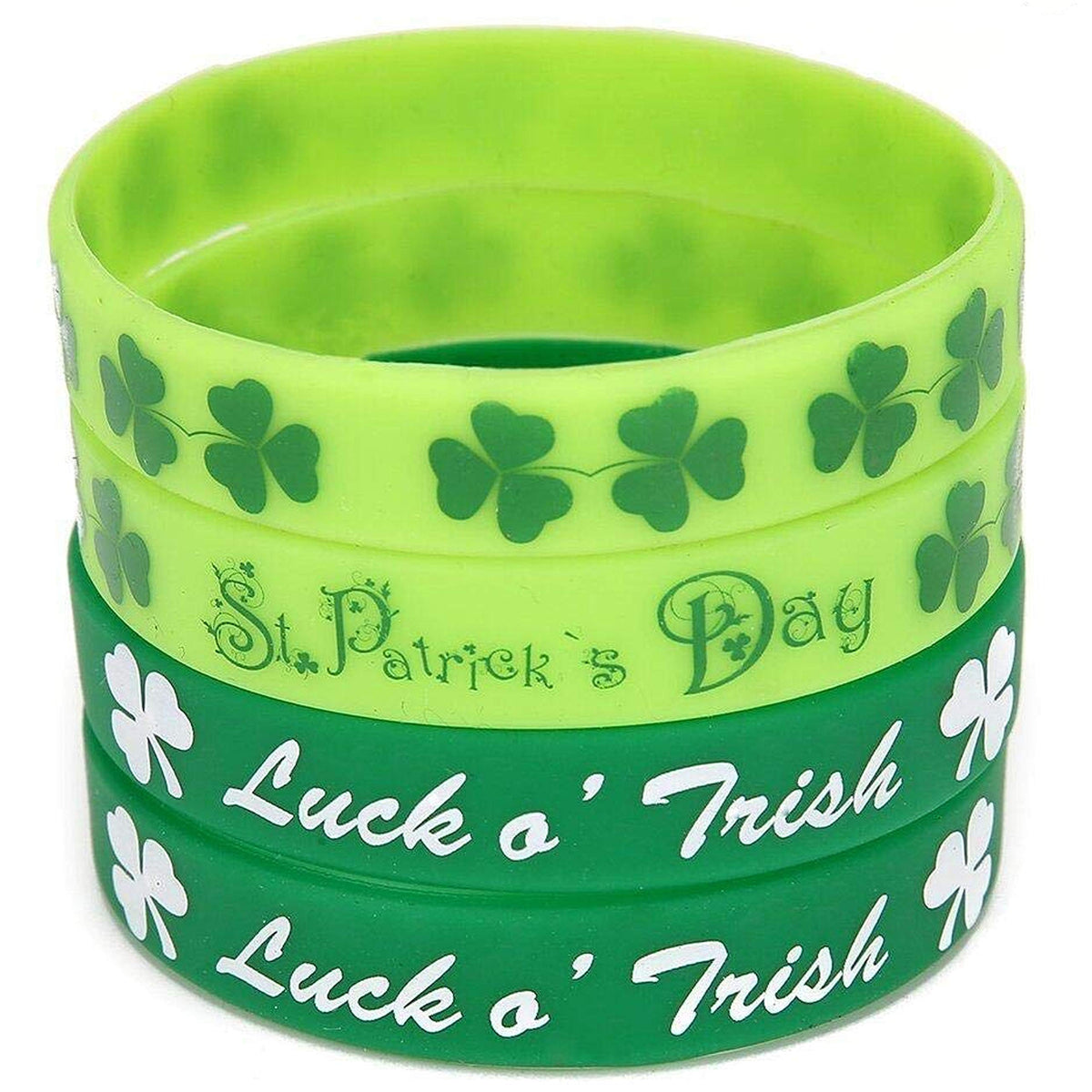 Moon Boat shamrock pattern wristbands for festive events and easy crowd management