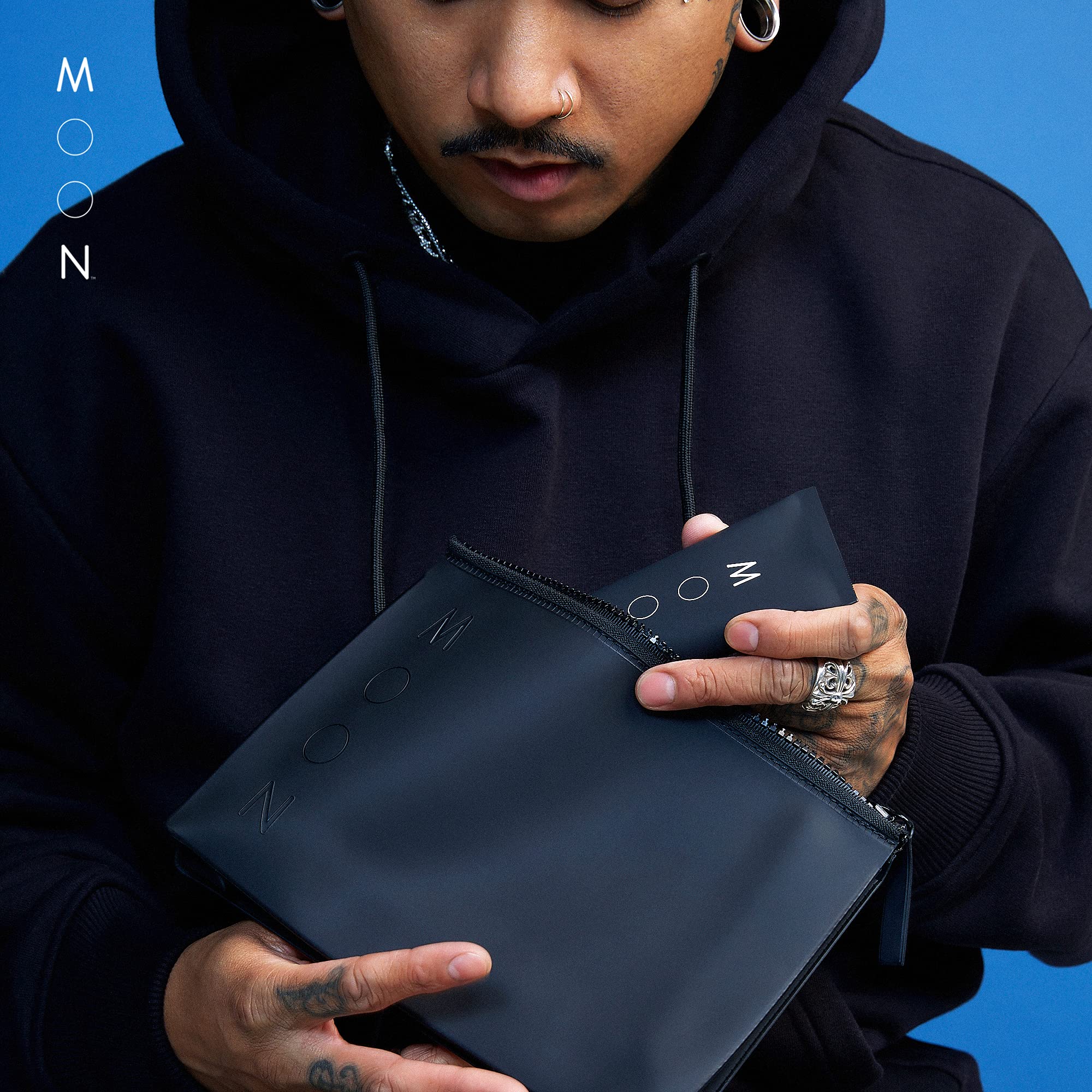 MOON enamel-friendly formula shown during a morning brushing