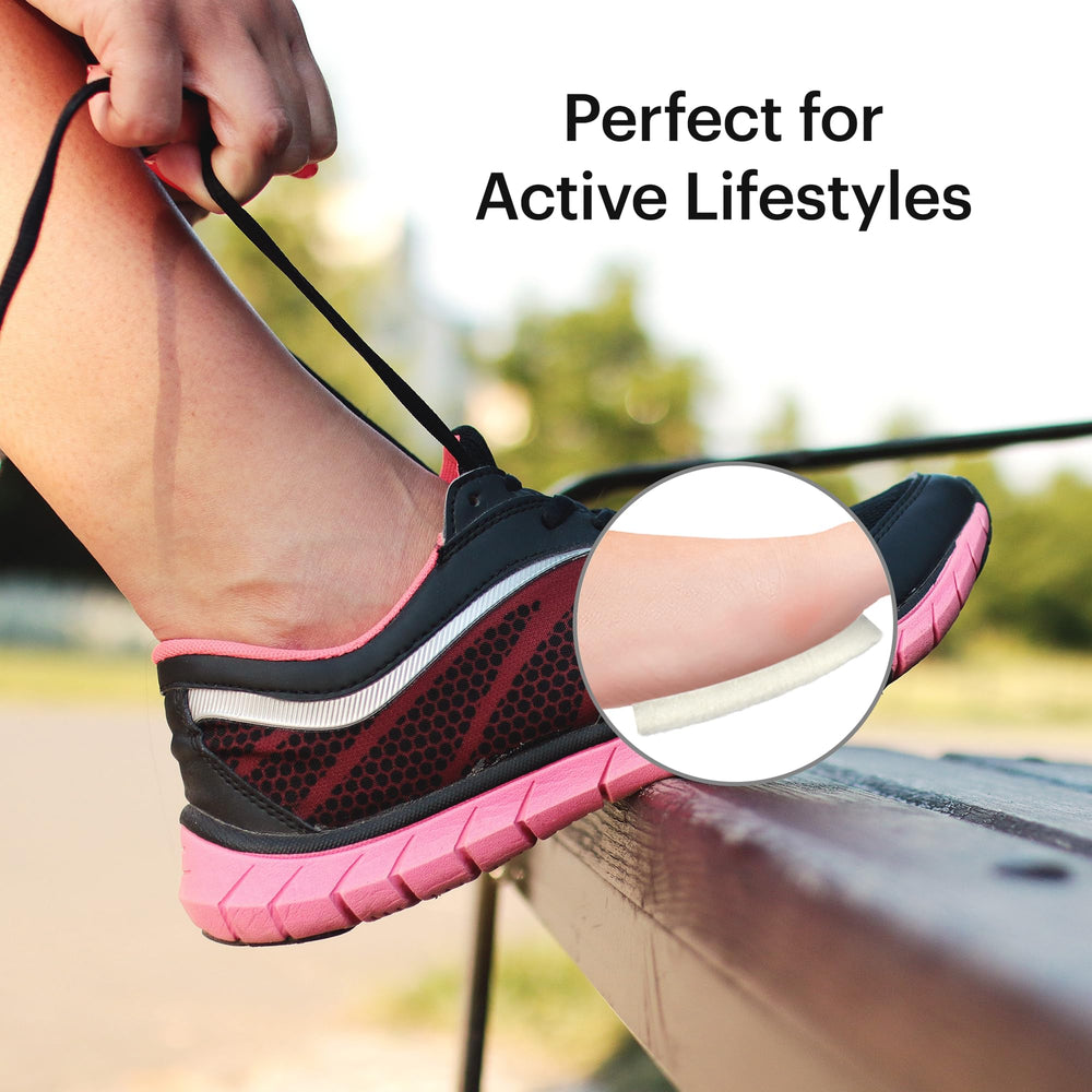 Moon Health forefoot pad in shoe provides discreet, all-day support
