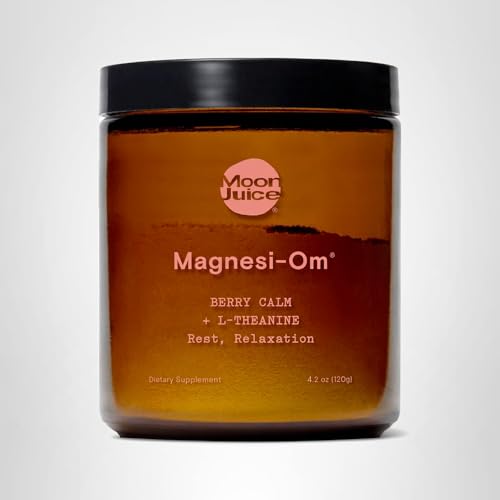 Moon Juice Magnesi-Om vegan, non-GMO formula as part of a nightly routine.