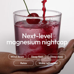 Moon Juice Sleepy Magnesi-Om powder dissolving in water for easy mixing