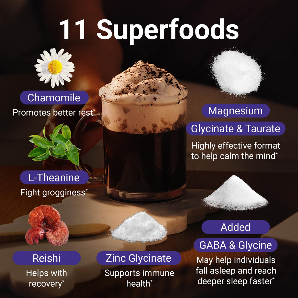 MoonBrew magnesium blend with glycine and taurinate on label