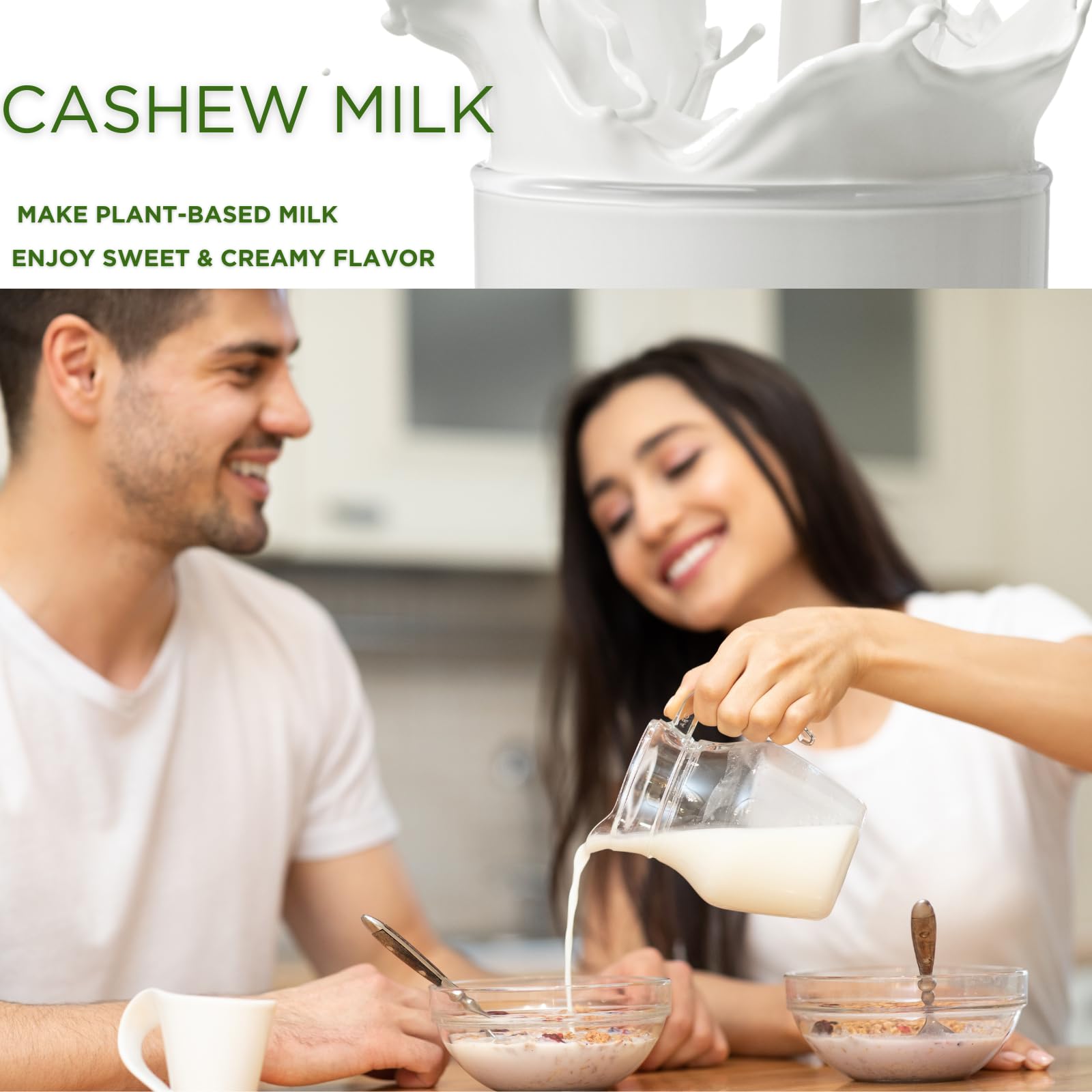 Moonee Naturals cashews for baking highlights versatile ingredient use.