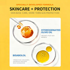 MOONGAZE feather-light, non-greasy formula absorbed quickly on skin