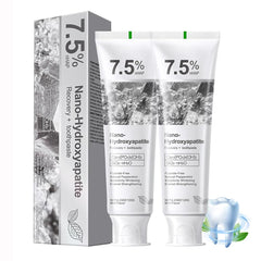 MOONGAZE 2-pack front view shows enamel-friendly toothpaste for daily protection.