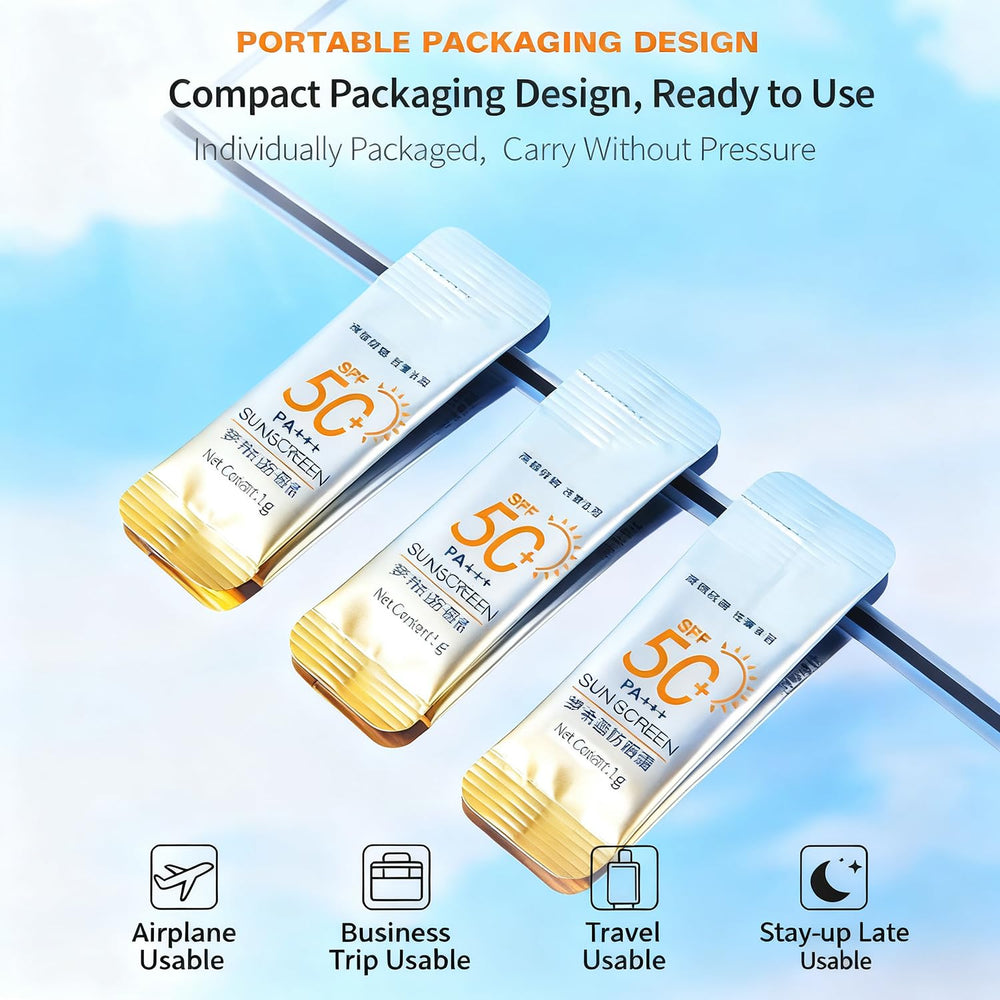 MOONGAZE water-resistant sunscreen shown with 80-minute durability