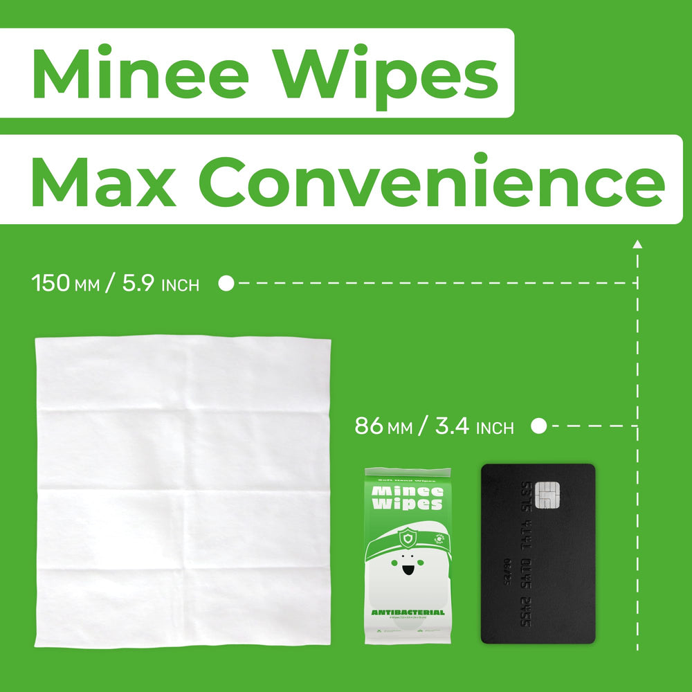 Moonies Green Tea Scent Wipes offer refreshing cleansing